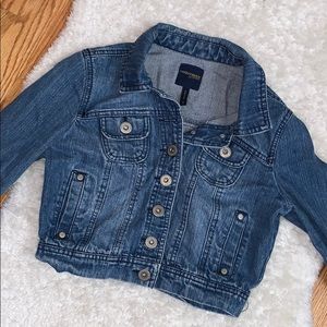 🔥 Cropped Denim Jacket (small) jean jacket